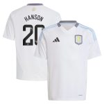Aston Villa aston villa wsl adidas away shirt 2024-25 – kids with hanson 20 printing Collection | AVFC Jerseys & Fan Gear