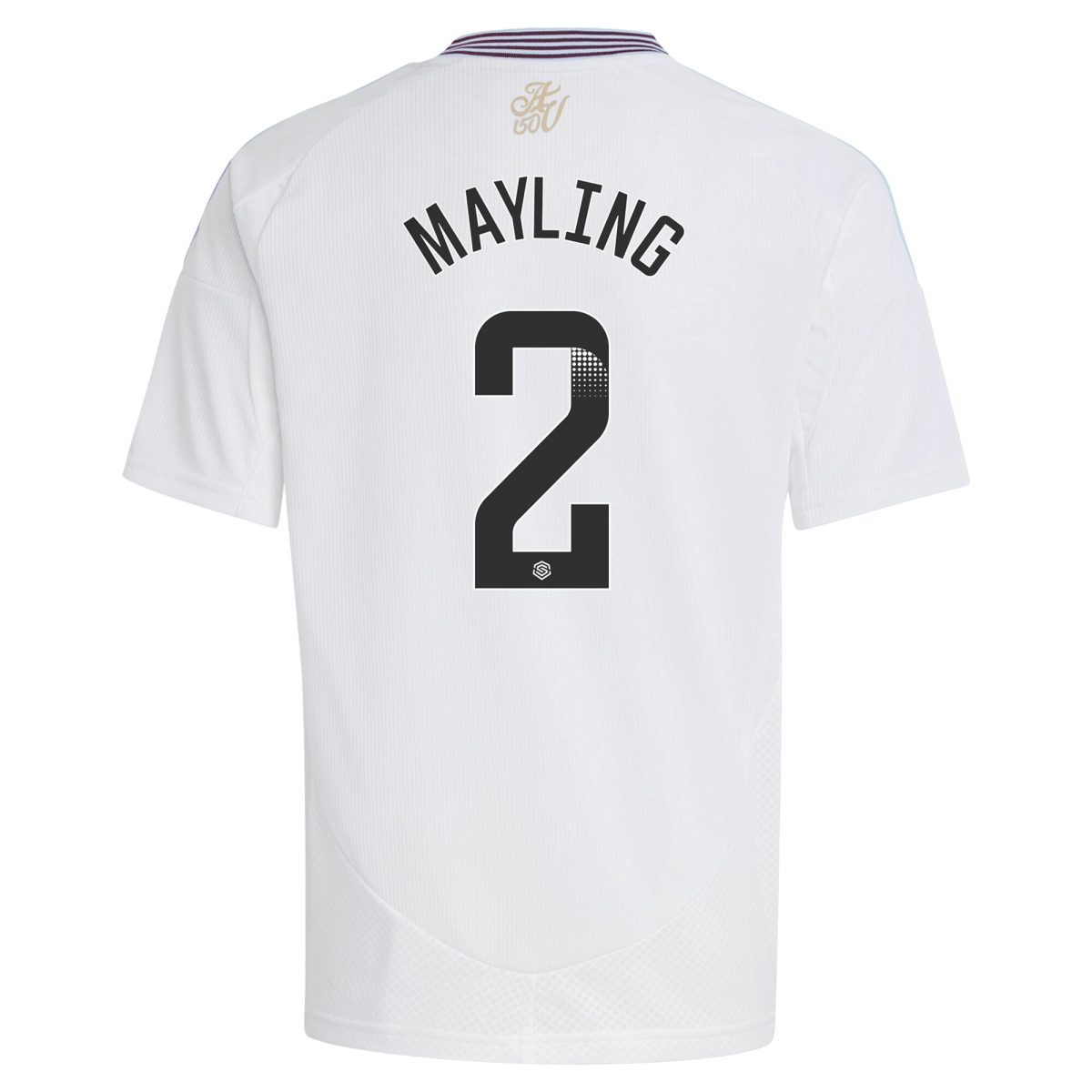 Aston Villa aston villa wsl adidas away shirt 2024-25 – kids with mayling 2 printing Collection | AVFC Jerseys & Fan Gear