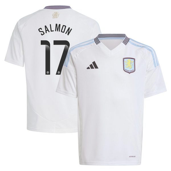 Aston Villa aston villa wsl adidas away shirt 2024-25 – kids with salmon 17 printing Collection | AVFC Jerseys & Fan Gear