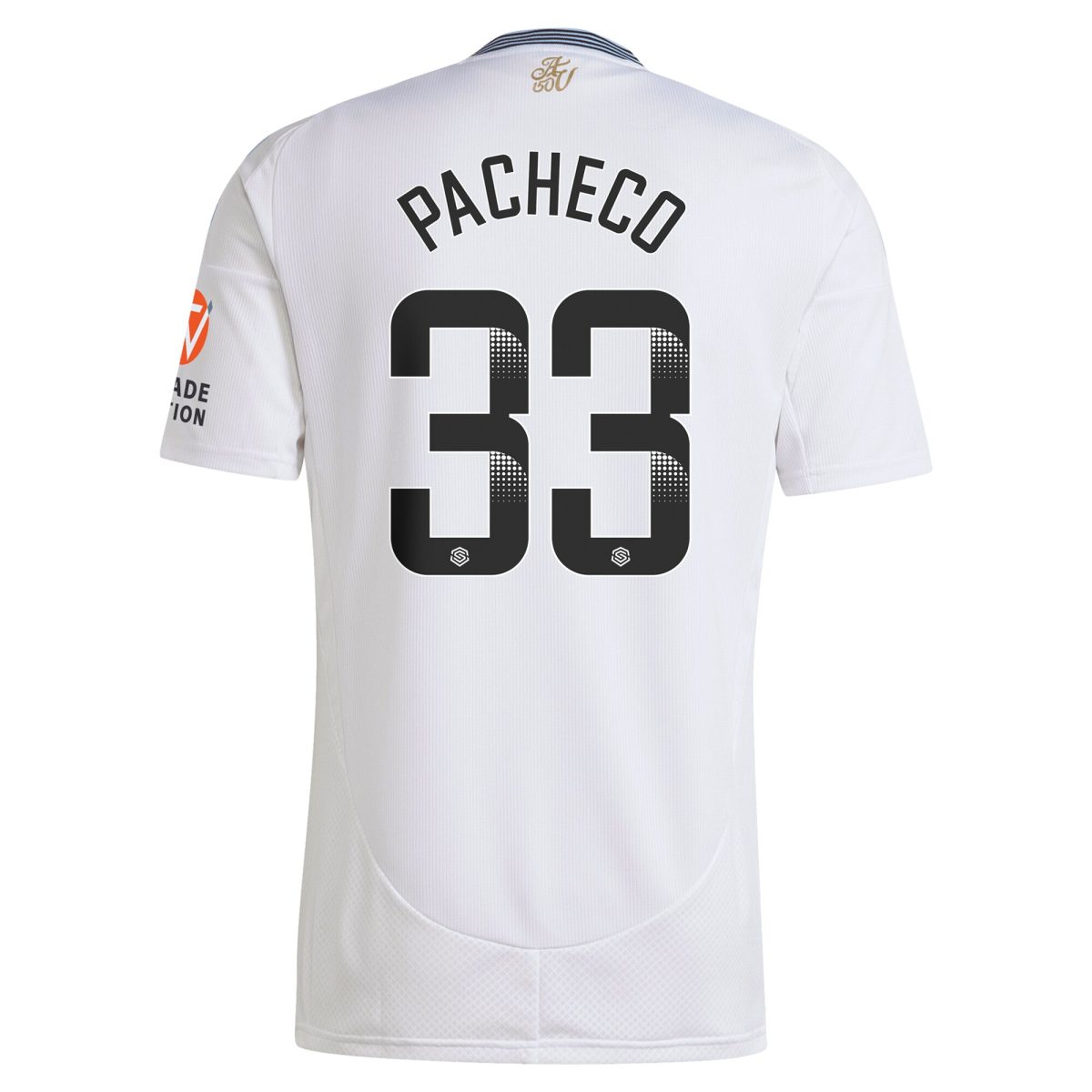Aston Villa aston villa wsl adidas away shirt 2024-25 with pacheco 33 printing Collection | AVFC Jerseys & Fan Gear