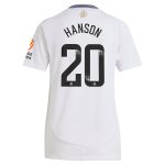 Aston Villa aston villa wsl adidas away shirt 2024-25 – womens with hanson 20 printing Collection | AVFC Jerseys & Fan Gear