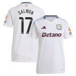 Aston Villa aston villa wsl adidas away shirt 2024-25 – womens with salmon 17 printing Collection | AVFC Jerseys & Fan Gear