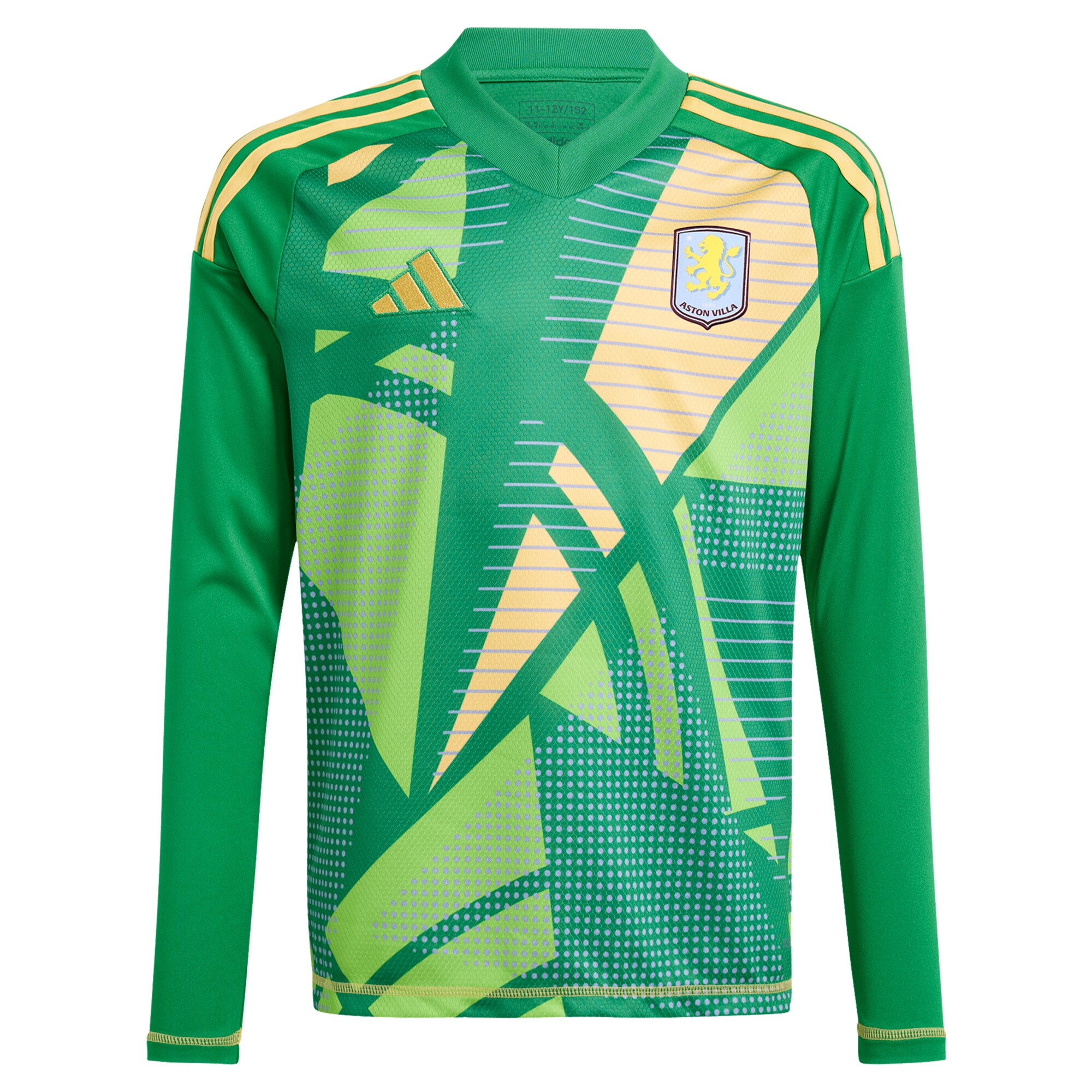 Aston Villa aston villa wsl adidas goalkeeper shirt 2024-25 – long sleeve – kids with dangelo 1 printing – 202712206-01 Collection | AVFC Jerseys & Fan Gear