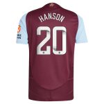 Aston Villa aston villa wsl adidas home authentic shirt 2024-25 with hanson 20 printing Collection | AVFC Jerseys & Fan Gear