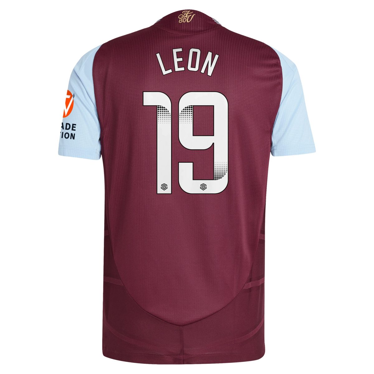Aston Villa aston villa wsl adidas home authentic shirt 2024-25 with leon 19 printing Collection | AVFC Jerseys & Fan Gear