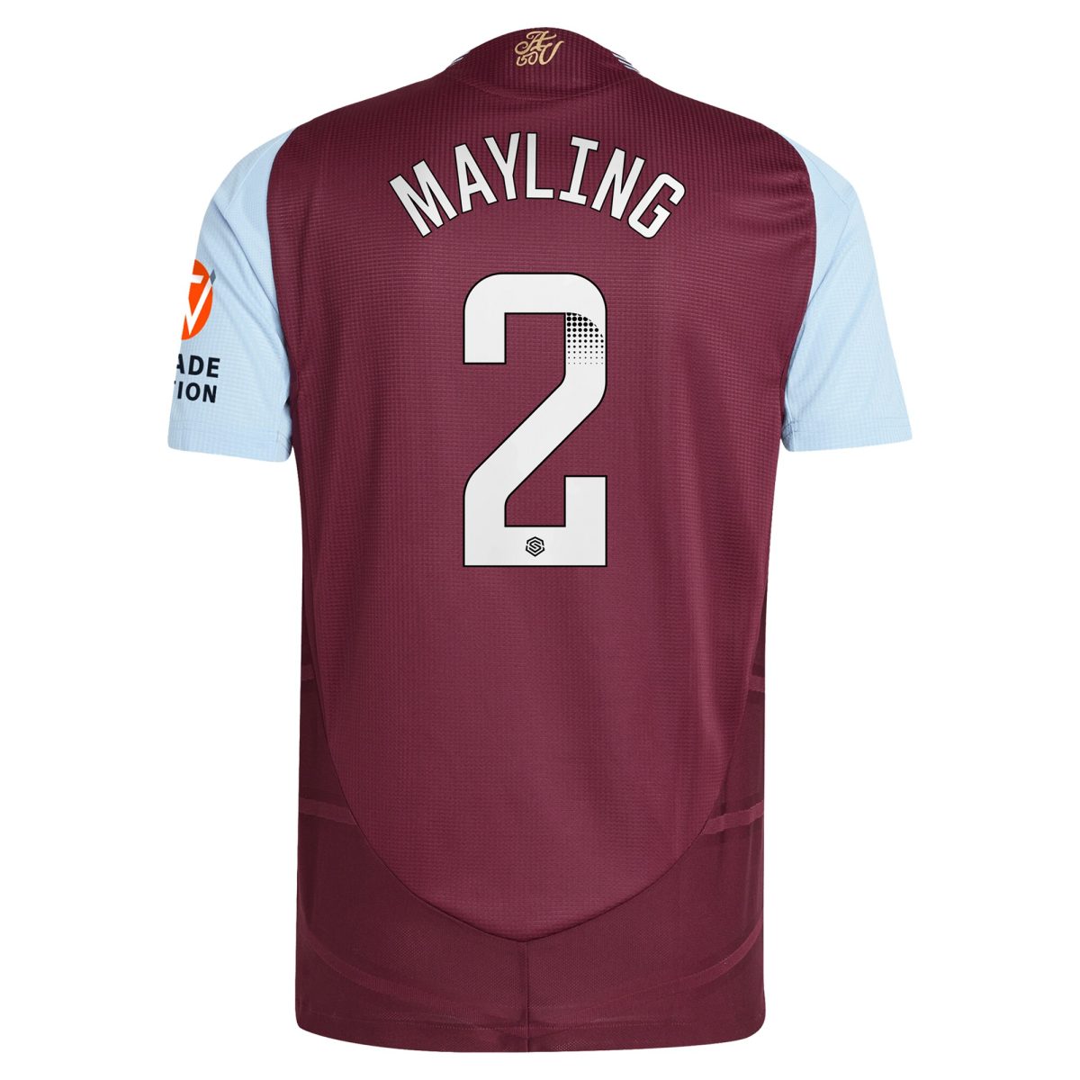 Aston Villa aston villa wsl adidas home authentic shirt 2024-25 with mayling 2 printing Collection | AVFC Jerseys & Fan Gear