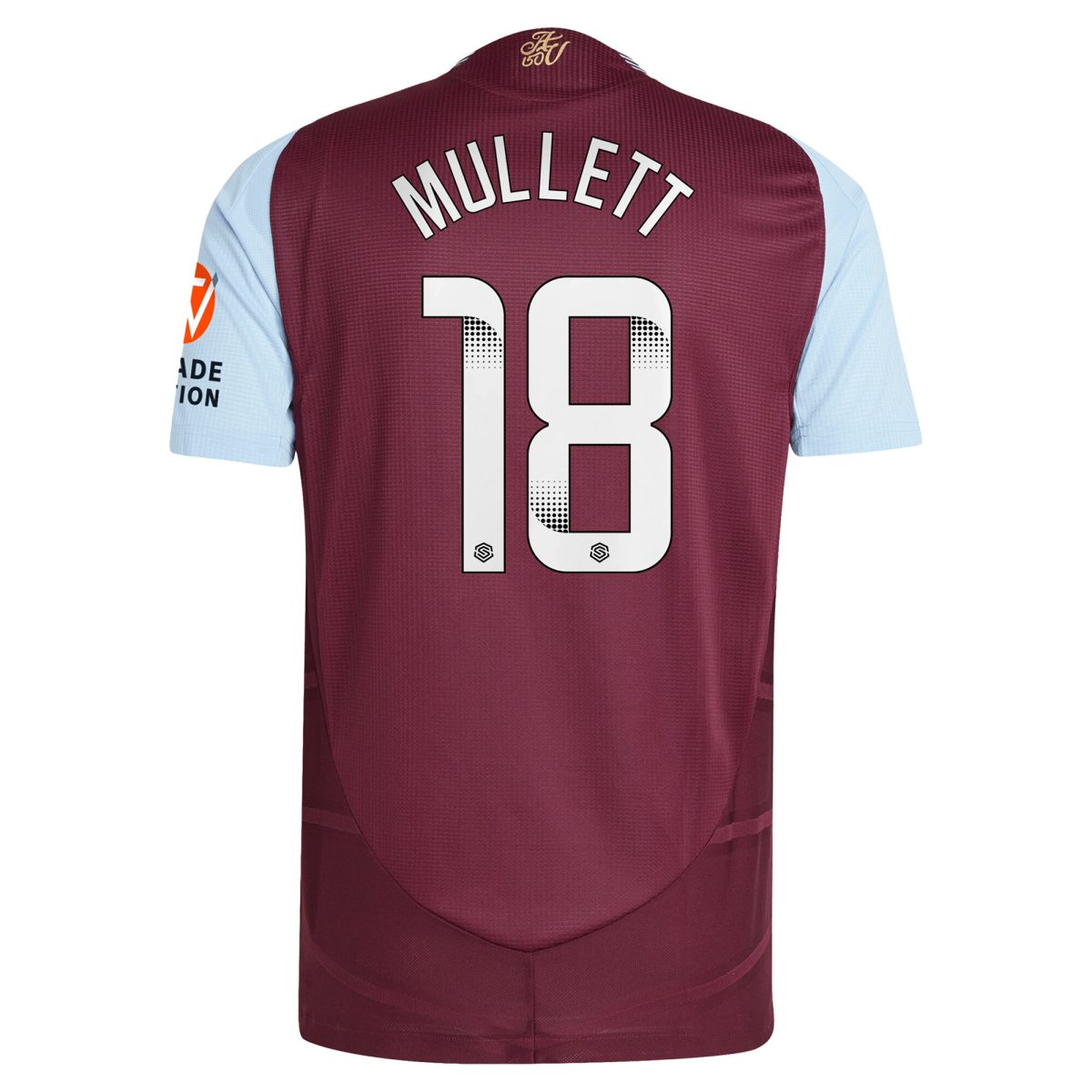 Aston Villa aston villa wsl adidas home authentic shirt 2024-25 with mullett 18 printing Collection | AVFC Jerseys & Fan Gear
