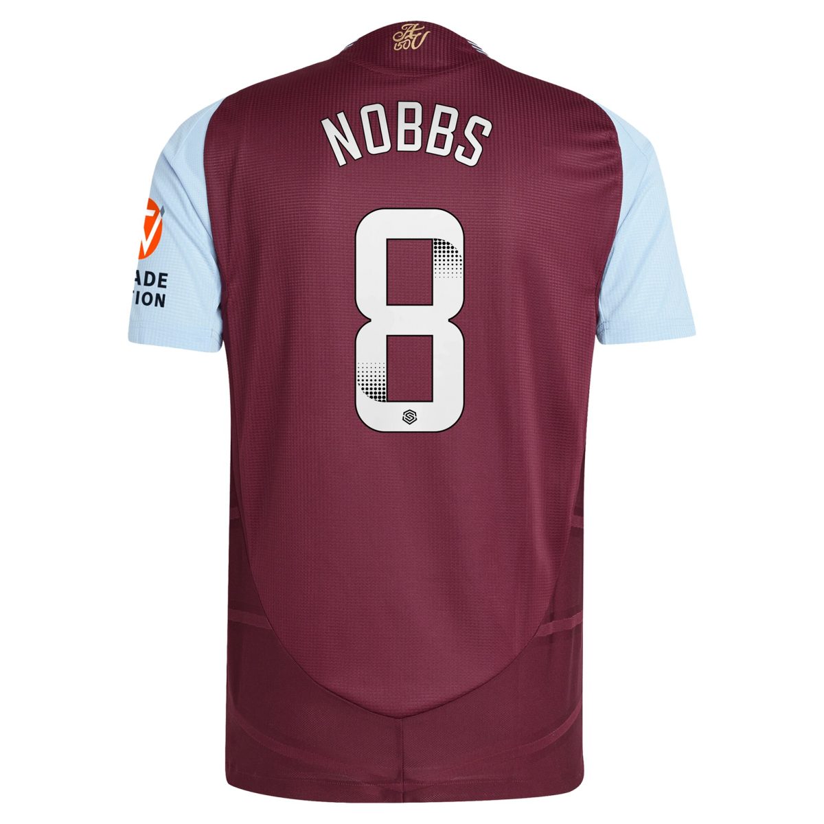 Aston Villa aston villa wsl adidas home authentic shirt 2024-25 with nobbs 8 printing Collection | AVFC Jerseys & Fan Gear