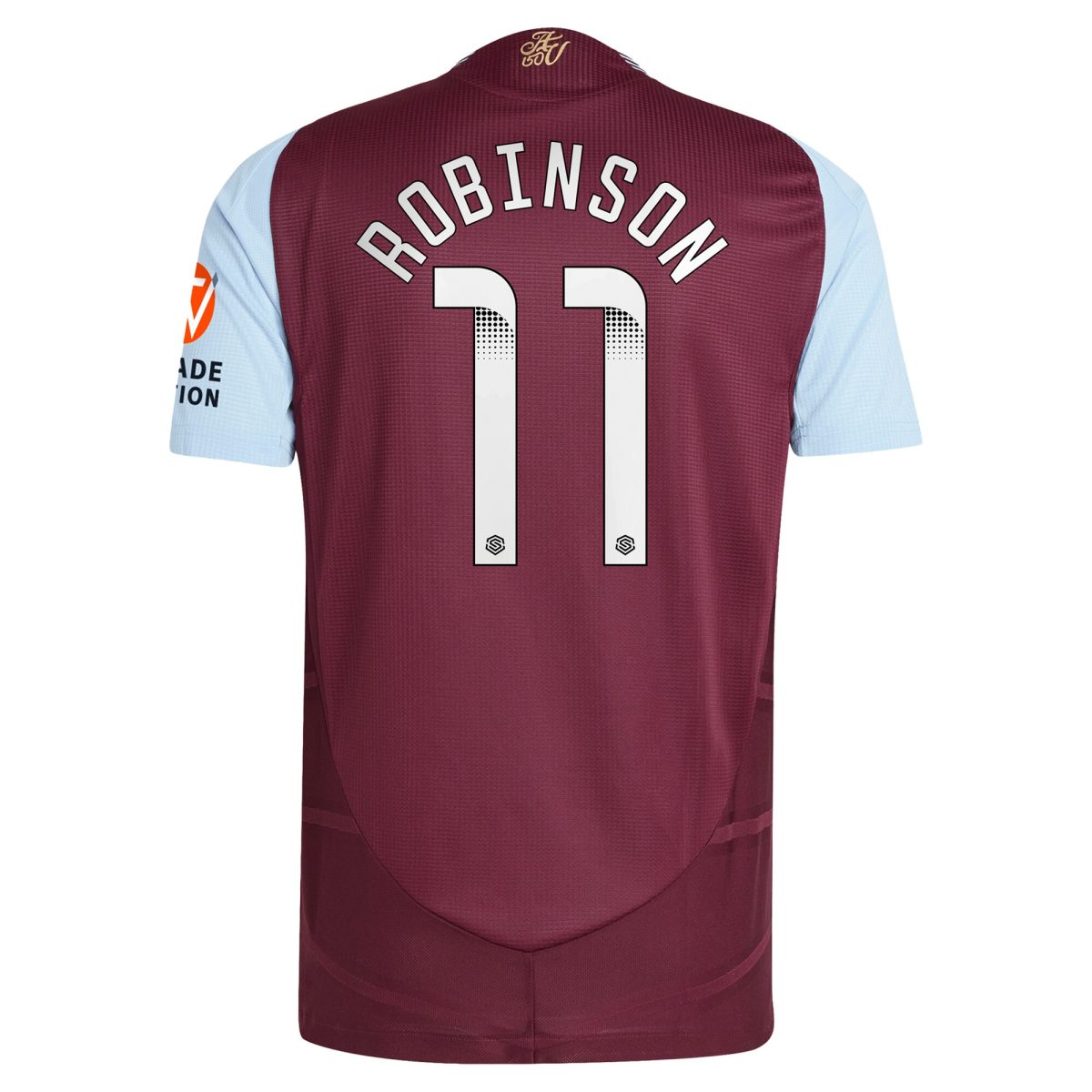 Aston Villa aston villa wsl adidas home authentic shirt 2024-25 with robinson 11 printing Collection | AVFC Jerseys & Fan Gear