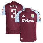 Aston Villa aston villa wsl adidas home authentic shirt 2024-25 with tomás 3 printing Collection | AVFC Jerseys & Fan Gear
