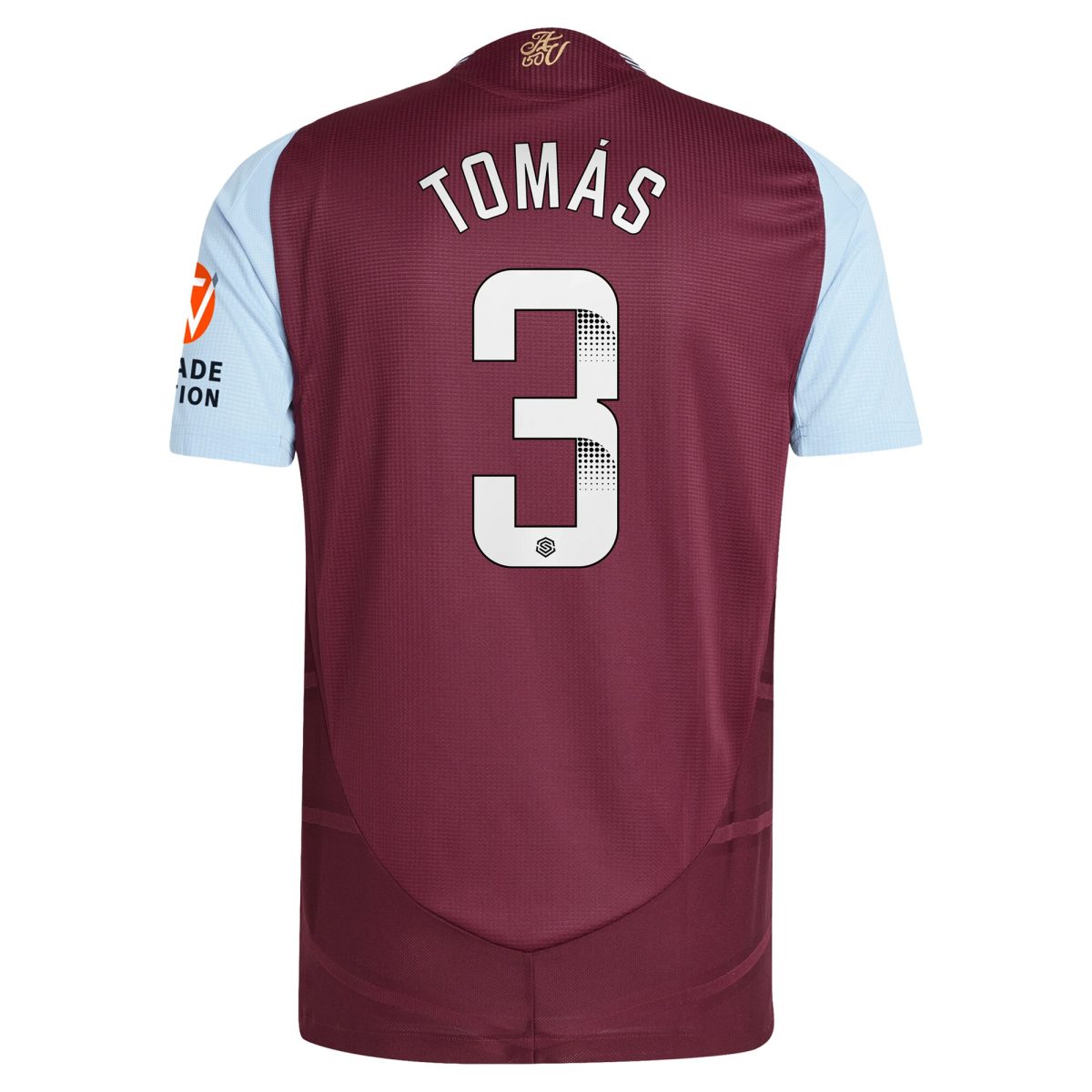 Aston Villa aston villa wsl adidas home authentic shirt 2024-25 with tomás 3 printing Collection | AVFC Jerseys & Fan Gear