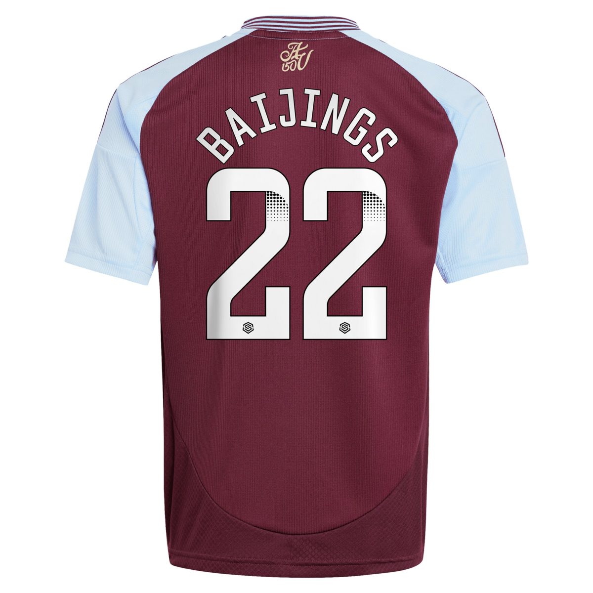 Aston Villa aston villa wsl adidas home shirt 2024-25 – kids with baijings 22 printing Collection | AVFC Jerseys & Fan Gear
