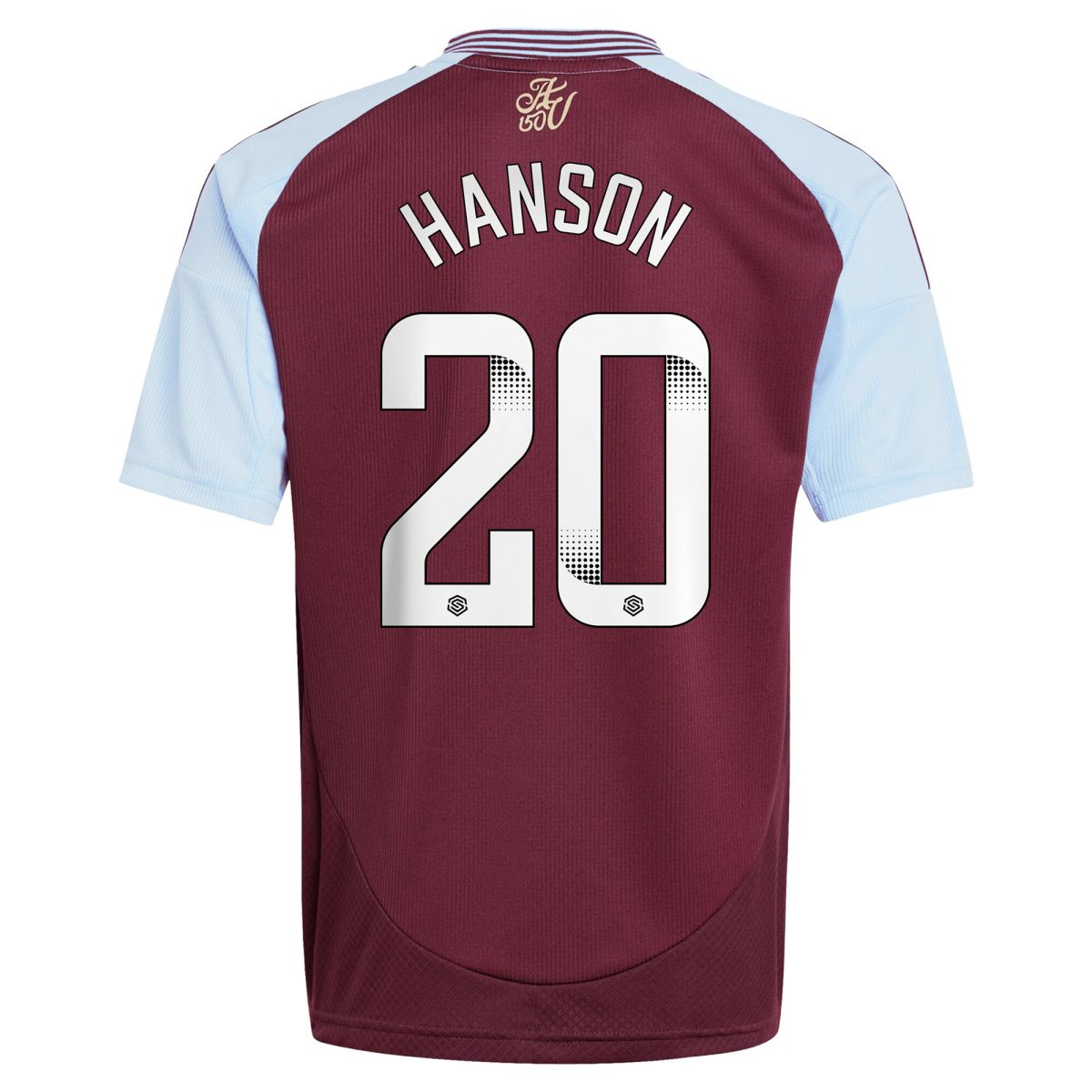 Aston Villa aston villa wsl adidas home shirt 2024-25 – kids with hanson 20 printing Collection | AVFC Jerseys & Fan Gear