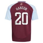 Aston Villa aston villa wsl adidas home shirt 2024-25 – kids with hanson 20 printing Collection | AVFC Jerseys & Fan Gear