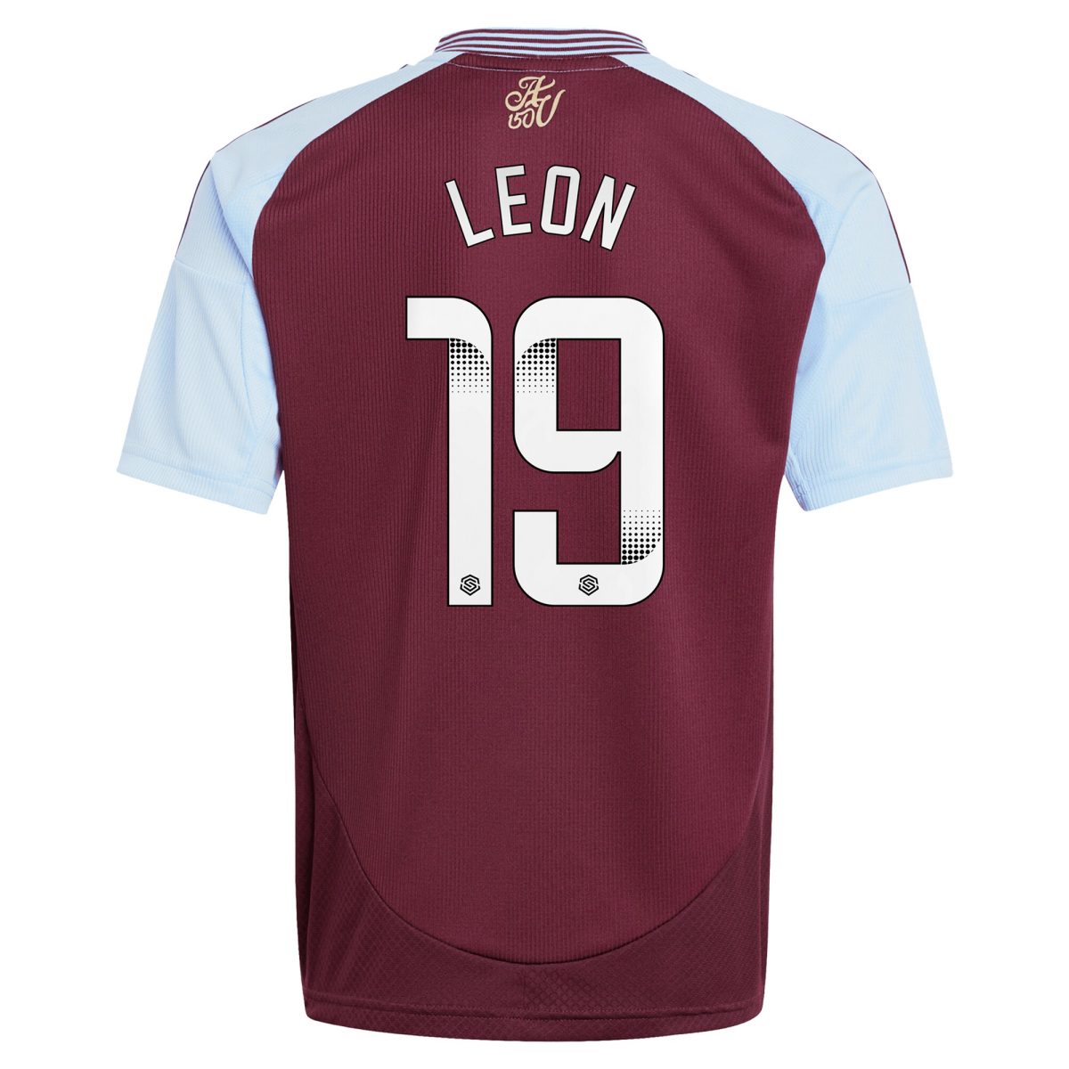 Aston Villa aston villa wsl adidas home shirt 2024-25 – kids with leon 19 printing Collection | AVFC Jerseys & Fan Gear