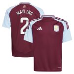 Aston Villa aston villa wsl adidas home shirt 2024-25 – kids with mayling 2 printing Collection | AVFC Jerseys & Fan Gear