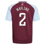 Aston Villa aston villa wsl adidas home shirt 2024-25 – kids with mayling 2 printing Collection | AVFC Jerseys & Fan Gear