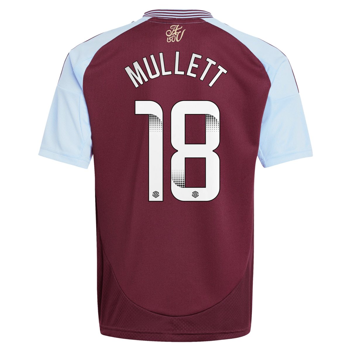 Aston Villa aston villa wsl adidas home shirt 2024-25 – kids with mullett 18 printing Collection | AVFC Jerseys & Fan Gear