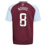 Aston Villa aston villa wsl adidas home shirt 2024-25 – kids with nobbs 8 printing Collection | AVFC Jerseys & Fan Gear