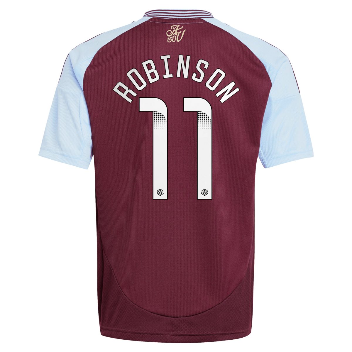 Aston Villa aston villa wsl adidas home shirt 2024-25 – kids with robinson 11 printing Collection | AVFC Jerseys & Fan Gear