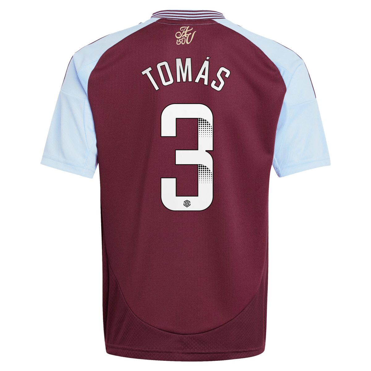 Aston Villa aston villa wsl adidas home shirt 2024-25 – kids with tomás 3 printing Collection | AVFC Jerseys & Fan Gear