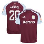 Aston Villa aston villa wsl adidas home shirt 2024-25 with hanson 20 printing Collection | AVFC Jerseys & Fan Gear
