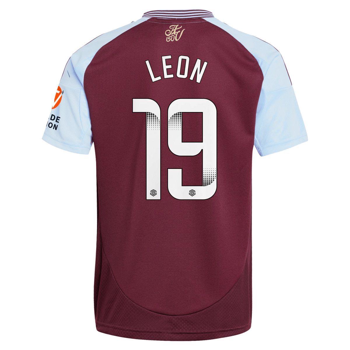 Aston Villa aston villa wsl adidas home shirt 2024-25 with leon 19 printing Collection | AVFC Jerseys & Fan Gear