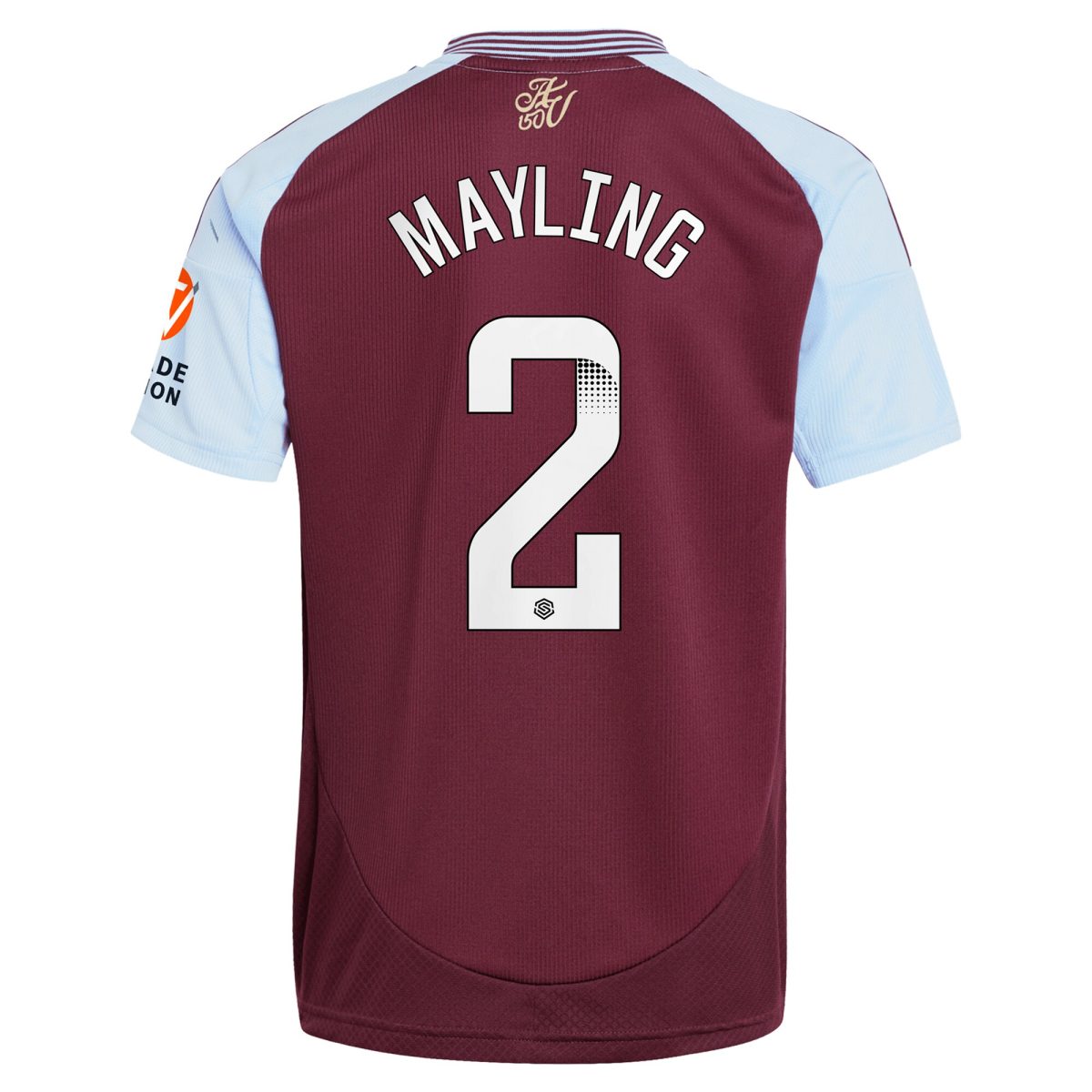 Aston Villa aston villa wsl adidas home shirt 2024-25 with mayling 2 printing Collection | AVFC Jerseys & Fan Gear