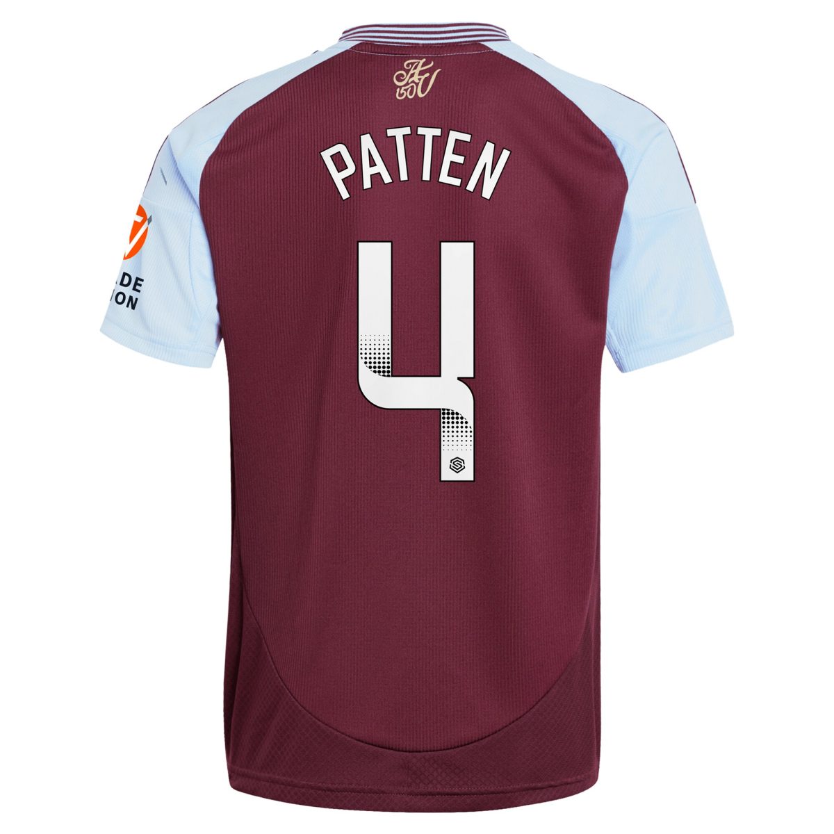 Aston Villa aston villa wsl adidas home shirt 2024-25 with patten 4 printing Collection | AVFC Jerseys & Fan Gear