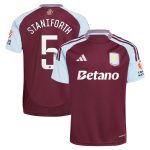 Aston Villa aston villa wsl adidas home shirt 2024-25 with staniforth 5 printing Collection | AVFC Jerseys & Fan Gear