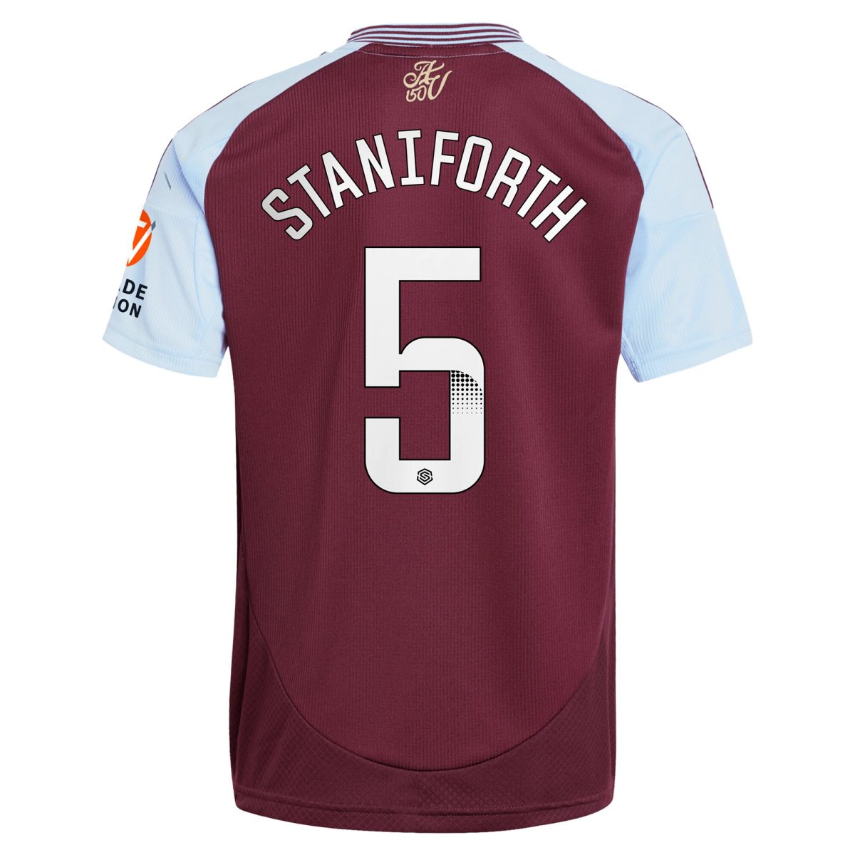 Aston Villa aston villa wsl adidas home shirt 2024-25 with staniforth 5 printing Collection | AVFC Jerseys & Fan Gear