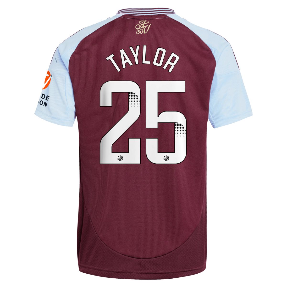 Aston Villa aston villa wsl adidas home shirt 2024-25 with taylor 25 printing Collection | AVFC Jerseys & Fan Gear