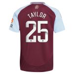 Aston Villa aston villa wsl adidas home shirt 2024-25 with taylor 25 printing Collection | AVFC Jerseys & Fan Gear