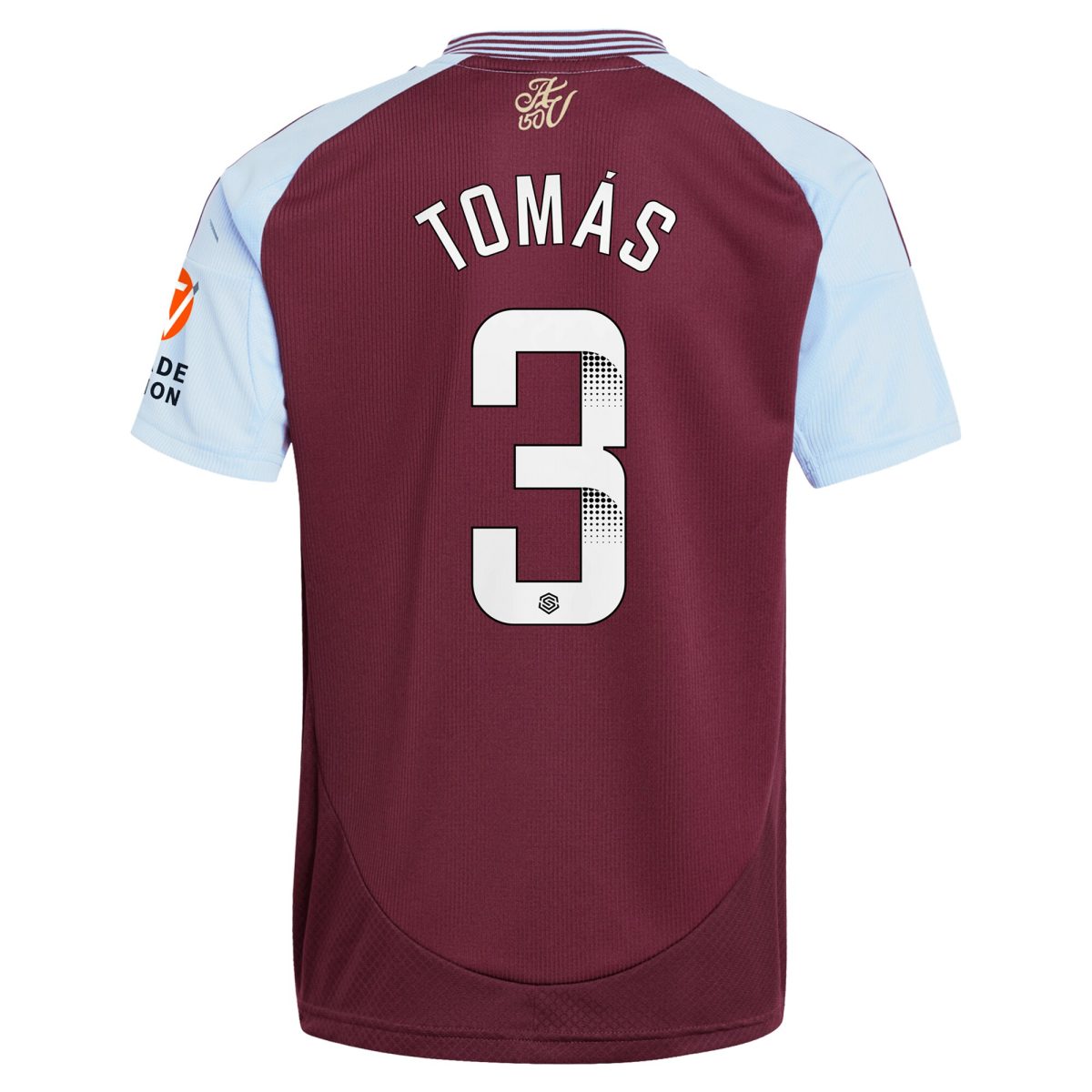 Aston Villa aston villa wsl adidas home shirt 2024-25 with tomás 3 printing Collection | AVFC Jerseys & Fan Gear