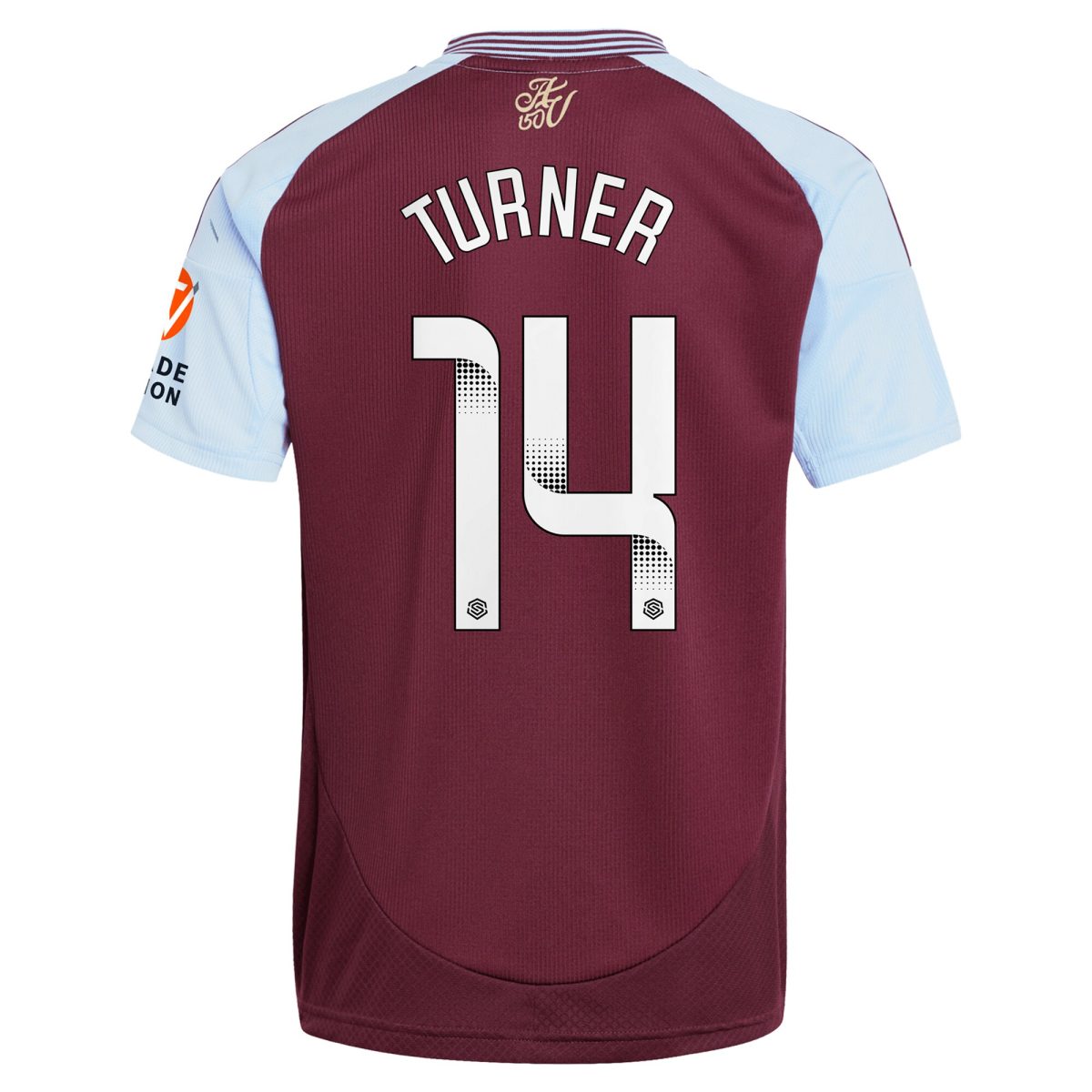 Aston Villa aston villa wsl adidas home shirt 2024-25 with turner 14 printing Collection | AVFC Jerseys & Fan Gear