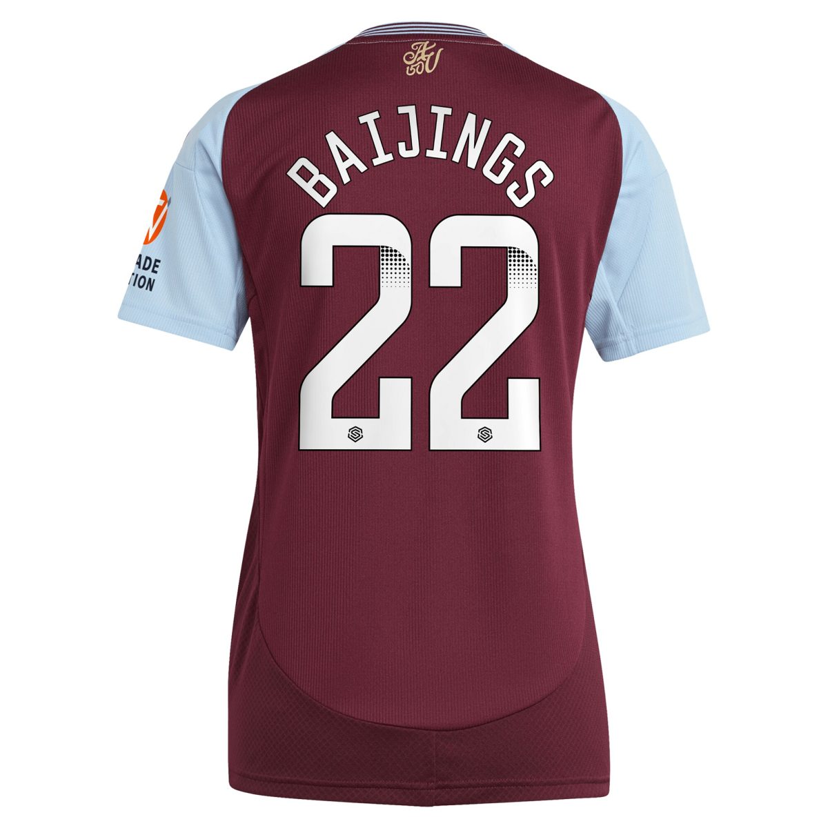 Aston Villa aston villa wsl adidas home shirt 2024-25 – womens with baijings 22 printing Collection | AVFC Jerseys & Fan Gear