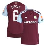 Aston Villa aston villa wsl adidas home shirt 2024-25 – womens with corsie 6 printing Collection | AVFC Jerseys & Fan Gear