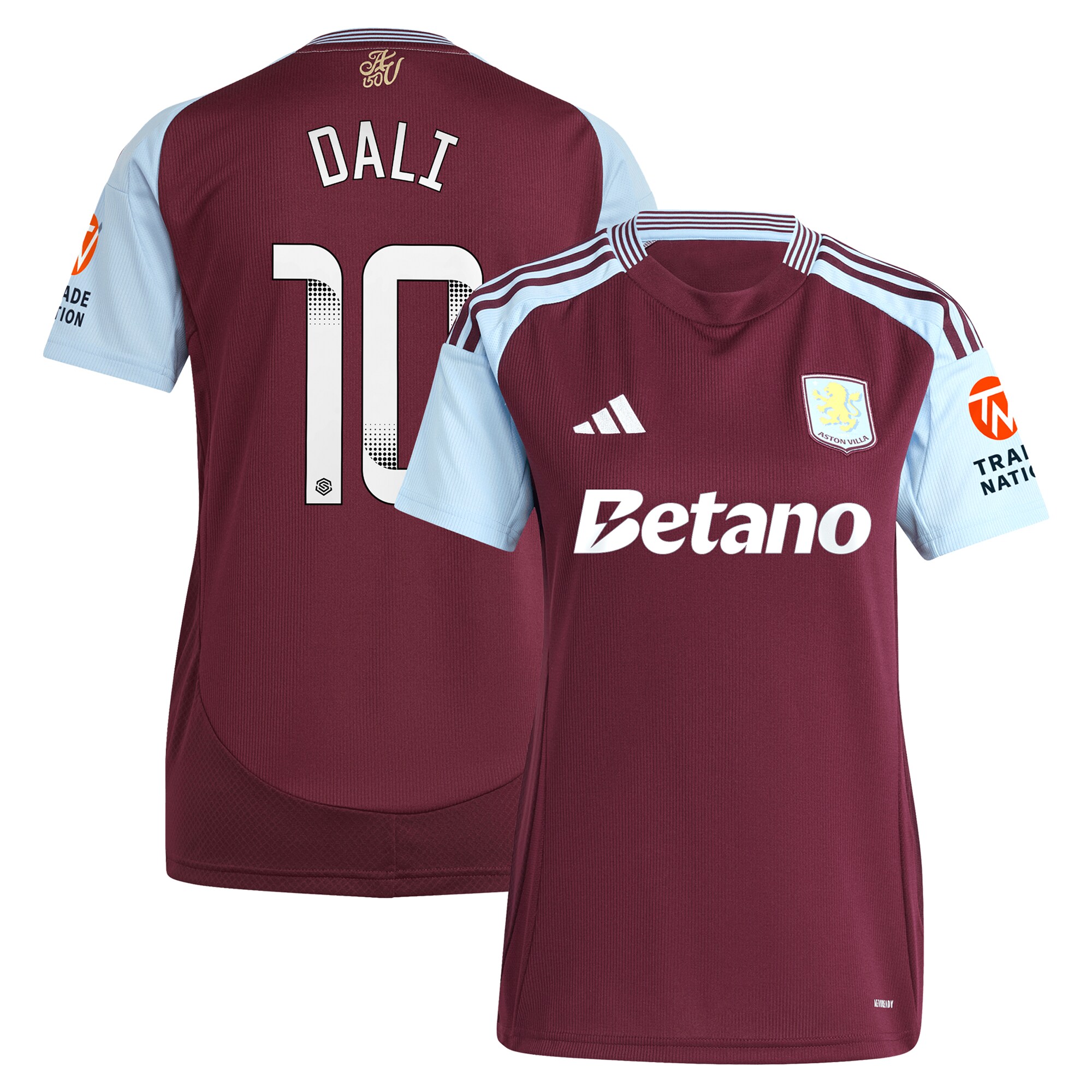 Aston Villa aston villa wsl adidas home shirt 2024-25 – womens with dali 10 printing Collection | AVFC Jerseys & Fan Gear