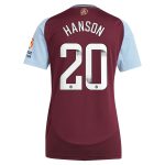 Aston Villa aston villa wsl adidas home shirt 2024-25 – womens with hanson 20 printing Collection | AVFC Jerseys & Fan Gear