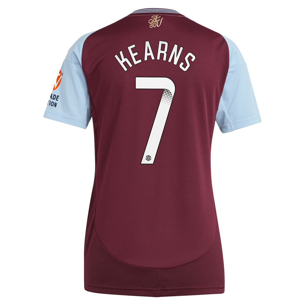 Aston Villa aston villa wsl adidas home shirt 2024-25 – womens with kearns 7 printing Collection | AVFC Jerseys & Fan Gear