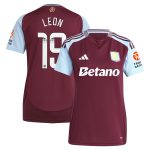 Aston Villa aston villa wsl adidas home shirt 2024-25 – womens with leon 19 printing Collection | AVFC Jerseys & Fan Gear