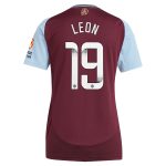 Aston Villa aston villa wsl adidas home shirt 2024-25 – womens with leon 19 printing Collection | AVFC Jerseys & Fan Gear