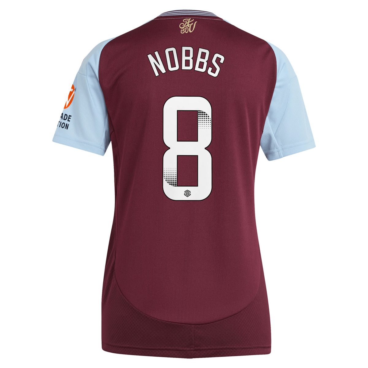 Aston Villa aston villa wsl adidas home shirt 2024-25 – womens with nobbs 8 printing Collection | AVFC Jerseys & Fan Gear