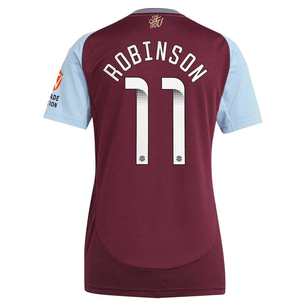 Aston Villa aston villa wsl adidas home shirt 2024-25 – womens with robinson 11 printing Collection | AVFC Jerseys & Fan Gear