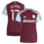 Aston Villa aston villa wsl adidas home shirt 2024-25 – womens with salmon 17 printing Collection | AVFC Jerseys & Fan Gear