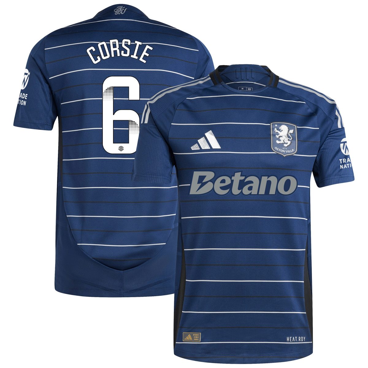 Aston Villa aston villa wsl adidas third authentic shirt 2024-25 with corsie 6 printing Collection | AVFC Jerseys & Fan Gear