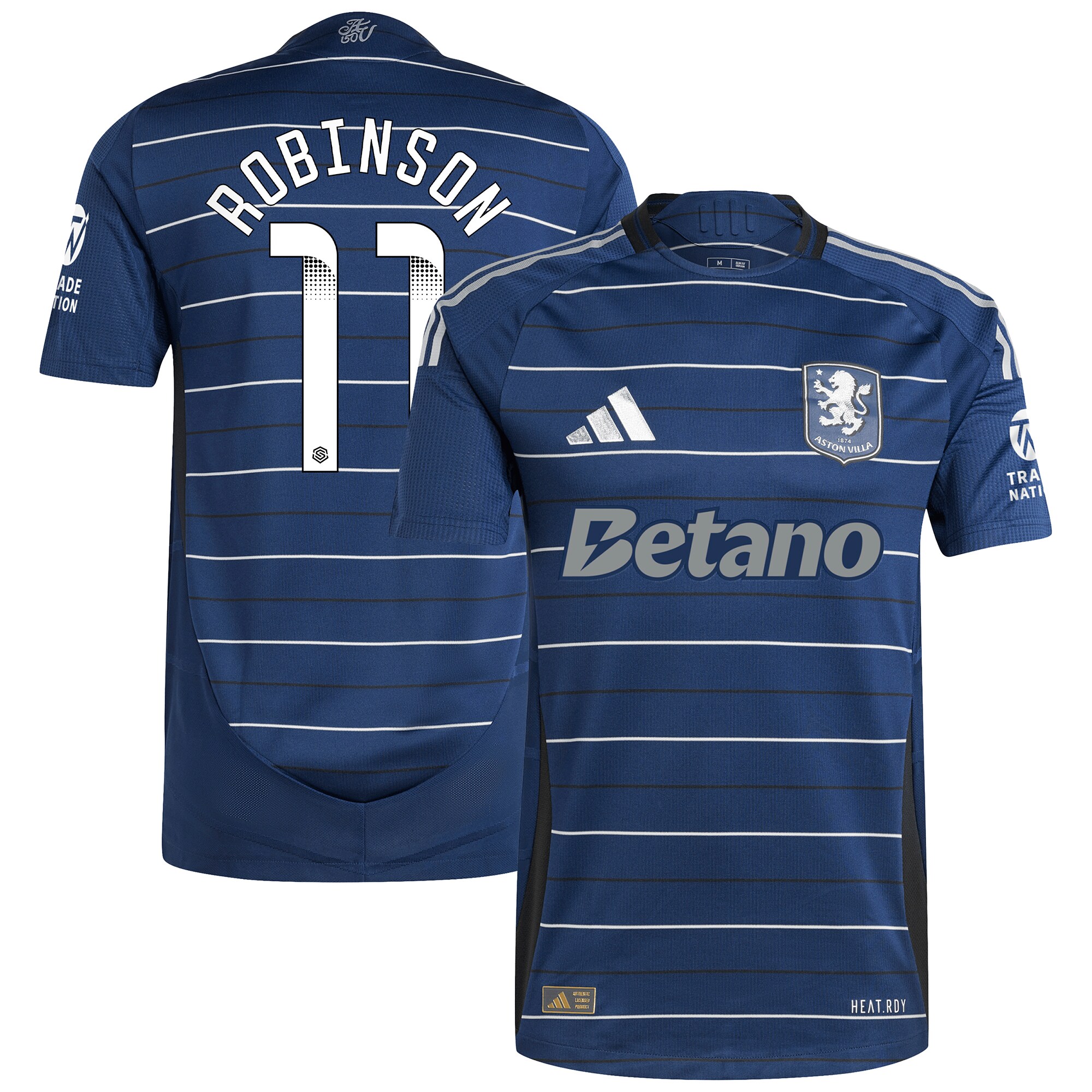Aston Villa aston villa wsl adidas third authentic shirt 2024-25 with robinson 11 printing Collection | AVFC Jerseys & Fan Gear