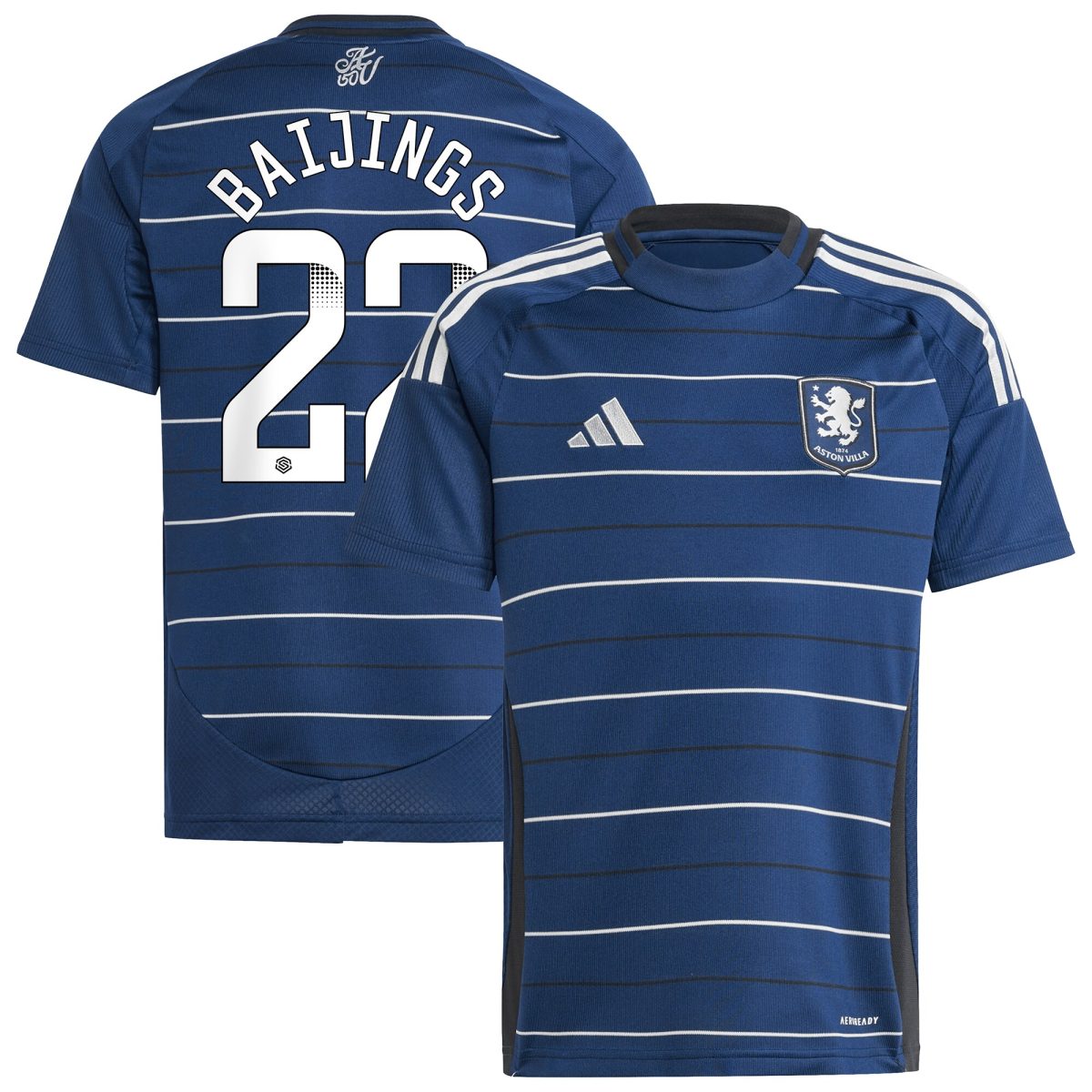 Aston Villa aston villa wsl adidas third shirt 2024-25 – kids with baijings 22 printing Collection | AVFC Jerseys & Fan Gear