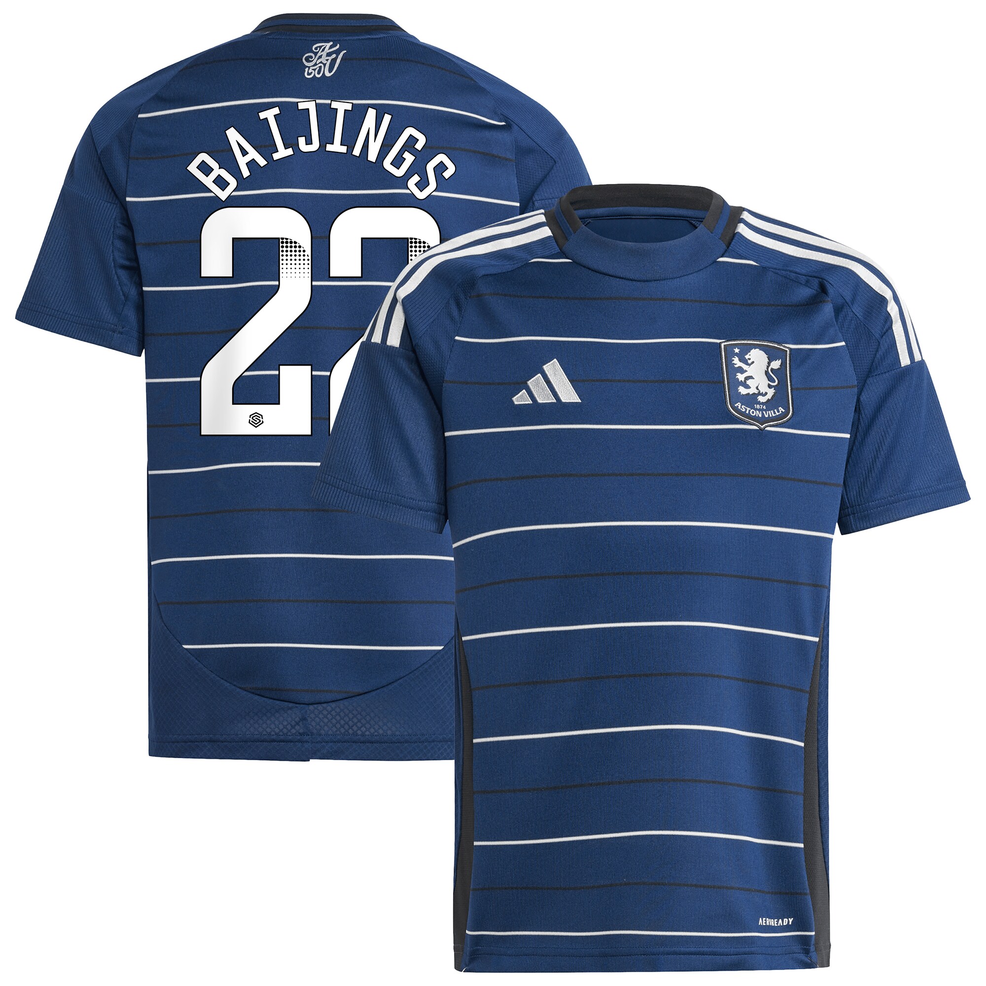 Aston Villa aston villa wsl adidas third shirt 2024-25 – kids with baijings 22 printing Collection | AVFC Jerseys & Fan Gear