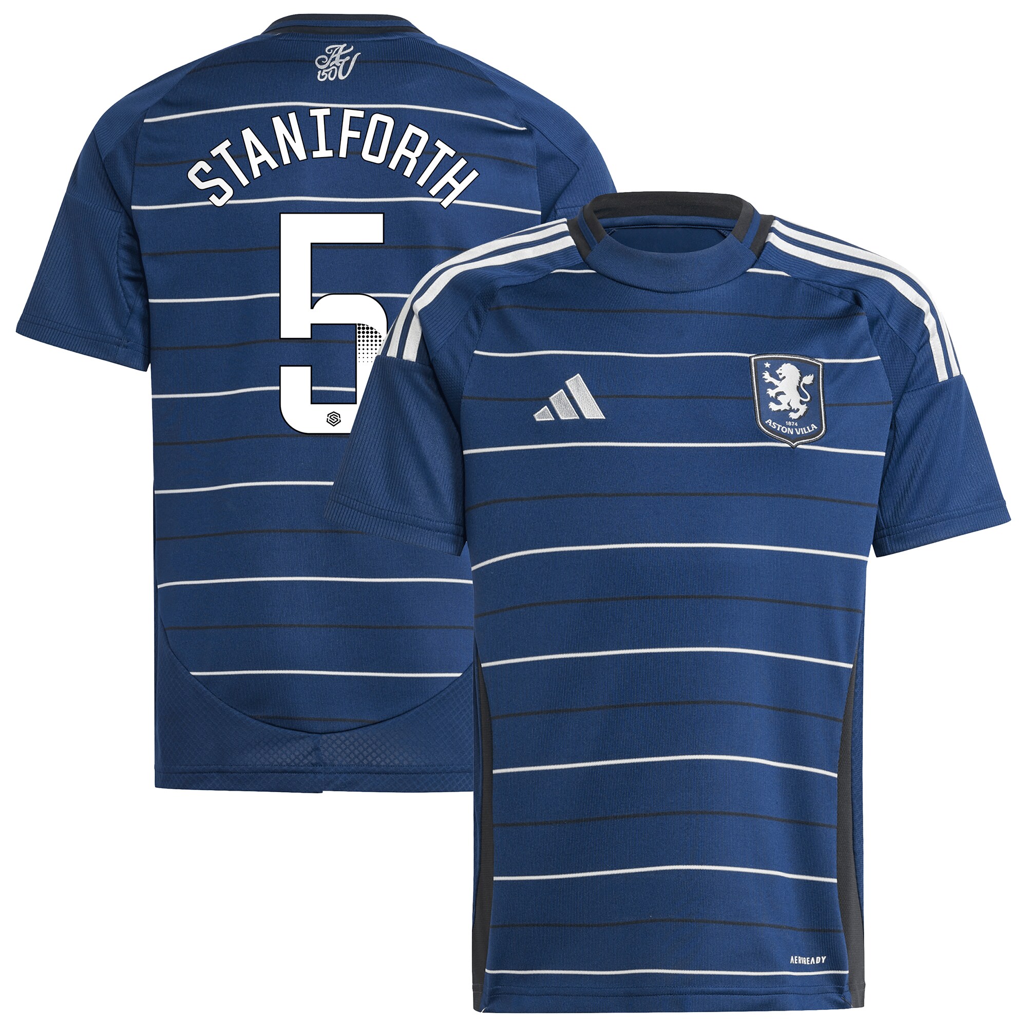 Aston Villa aston villa wsl adidas third shirt 2024-25 – kids with staniforth 5 printing Collection | AVFC Jerseys & Fan Gear